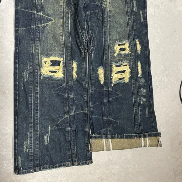 Ditch L.A. x Corvidae Distressed Denim - Picture 4 of 10